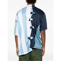 COLLAGE FOOTBALL TOP BLUE STRIPE