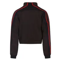 SHRUNKEN TRACK JACKET BROWN BLACK