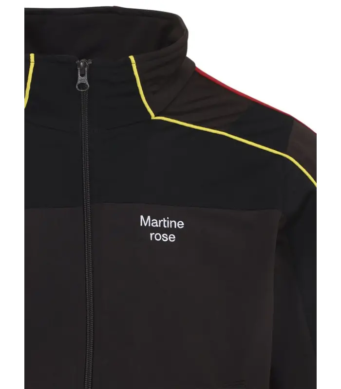 SHRUNKEN TRACK JACKET BROWN BLACK
