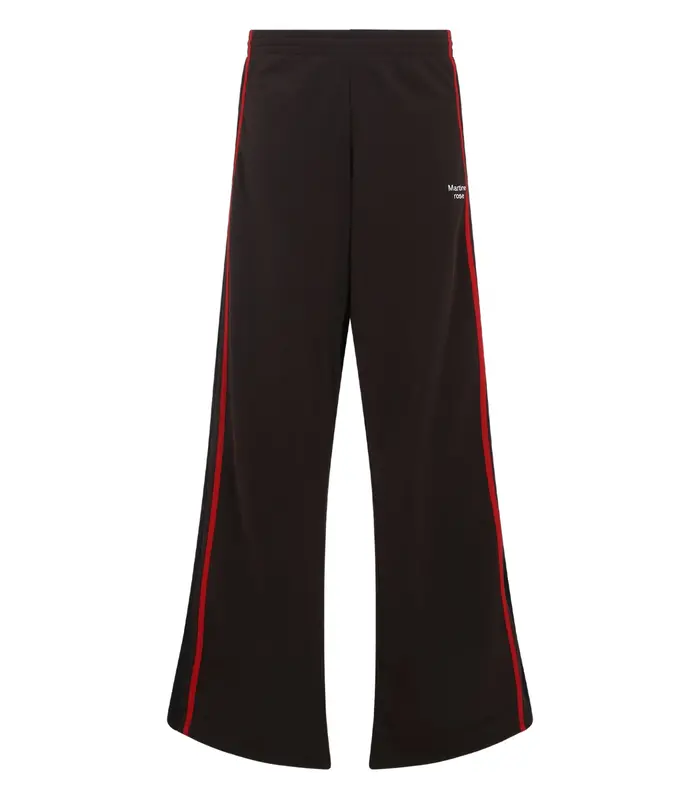 WIDE LEG TRACKPANT BROWN BLACK