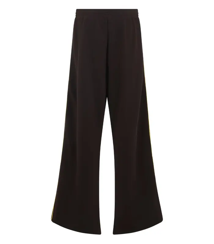 WIDE LEG TRACKPANT BROWN BLACK