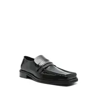 SQUARE TOE LOAFER MENS BLACK