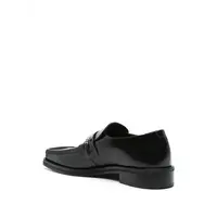 SQUARE TOE LOAFER MENS BLACK