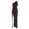 RICK OWENS LILIES ABITO AVRA GOWN RAISIN
