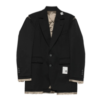 DRY WOOL JACKET BLACK