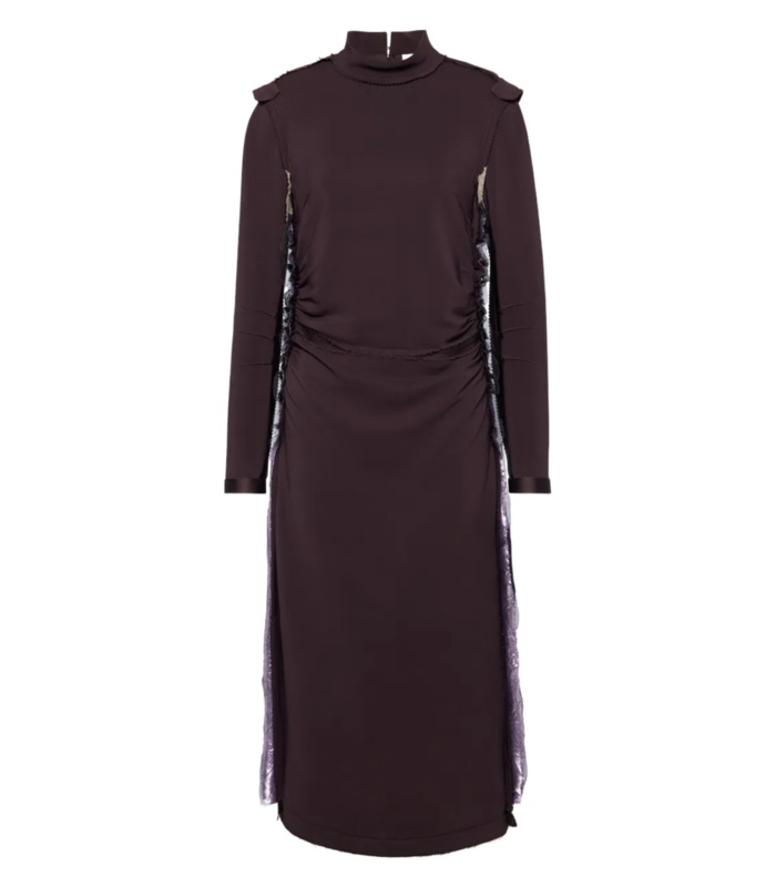 MIDI DRESS brown