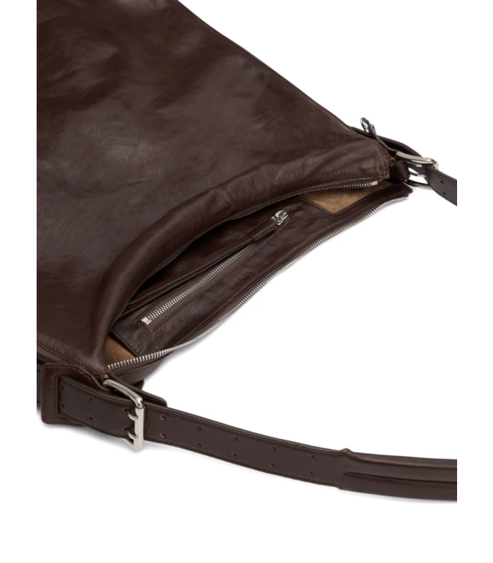 BELTED HOBO BAG ESPRESSO