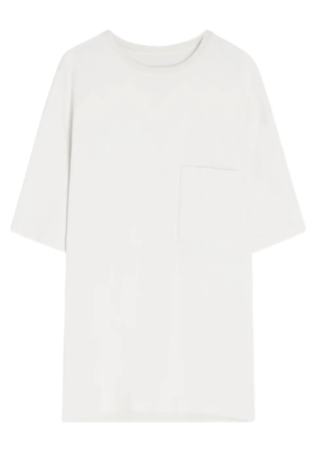 LEMAIRE short sleeve t-shirt light cream LEMAIRE short sleeve t-shirt light cream