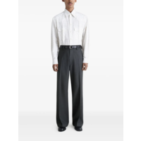 STRAIGHT TAILORED PANTS DARK GREY