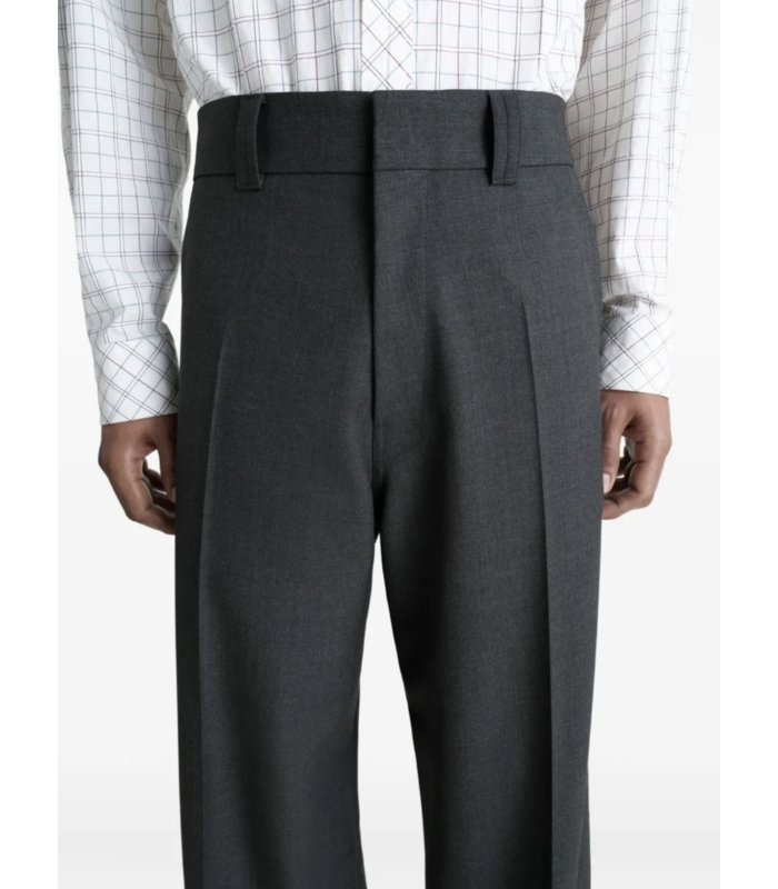 STRAIGHT TAILORED PANTS DARK GREY