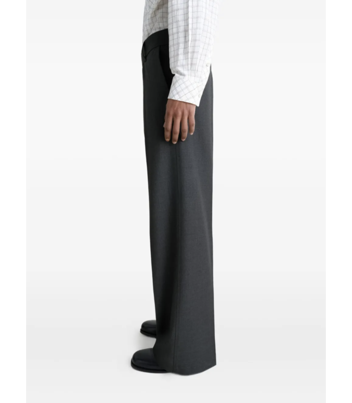 STRAIGHT TAILORED PANTS DARK GREY