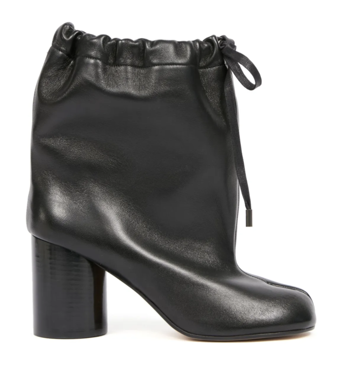 TABI BALLOON ANKLE BOOTS 80 BLACK