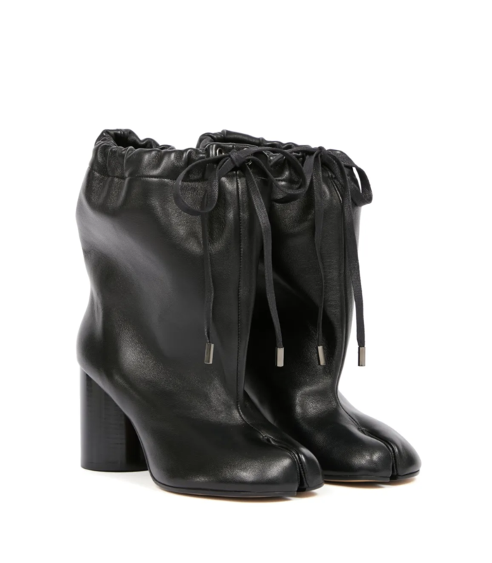 TABI BALLOON ANKLE BOOTS 80 BLACK