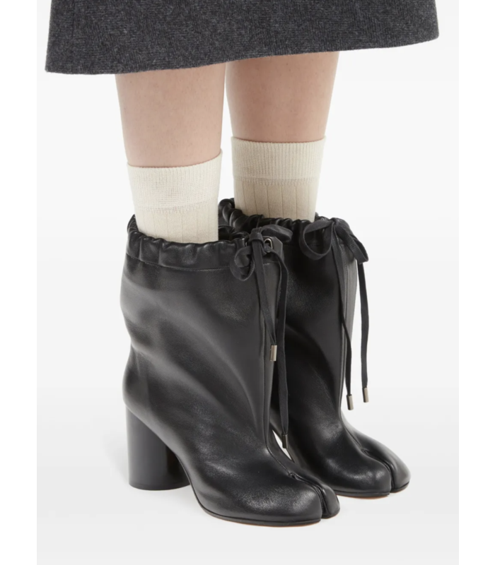 TABI BALLOON ANKLE BOOTS 80 BLACK