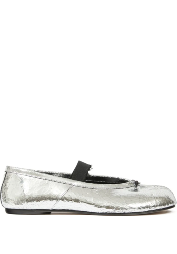 MAISON MARGIELA tabi ballerina flat elastic band broken mirror