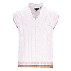 LACOSTE SLEEVELESS SWEATER MOMO FLOUR