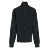 LEMAIRE BUTTONED FITTED CARDIGAN ANTHRACITE MELANGE