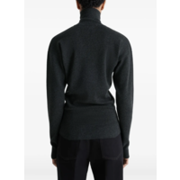 BUTTONED FITTED CARDIGAN ANTHRACITE MELANGE