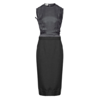 MIDI DRESS grey