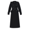 MAXMARA FLAVIO OVERCOAT BLACK