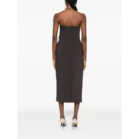 DRESS 16 BROWN STRIPES