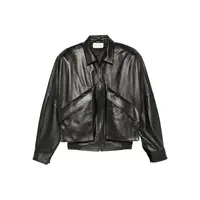 LEATHER 10 JACKET BLACK