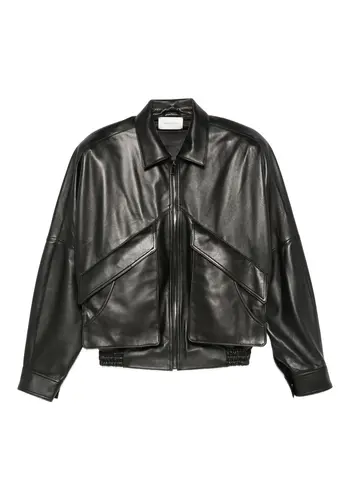 MAGDA BUTRYM leather 10 jacket black MAGDA BUTRYM leather 10 jacket black
