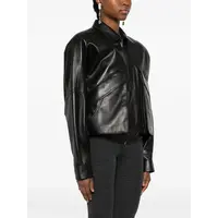 LEATHER 10 JACKET BLACK