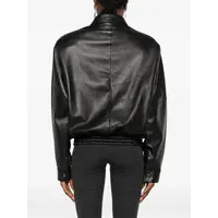 LEATHER 10 JACKET BLACK