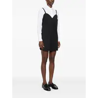 ELAM DRESS BLACK WHITE