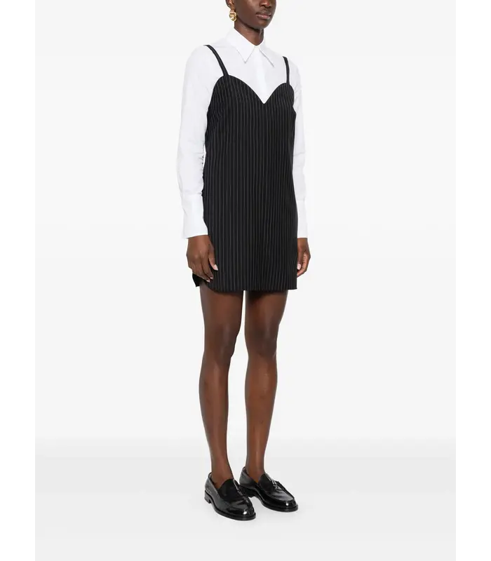 ELAM DRESS BLACK WHITE