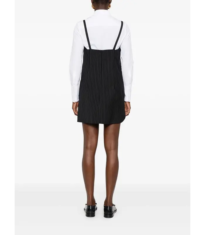 ELAM DRESS BLACK WHITE