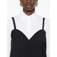 ELAM DRESS BLACK WHITE