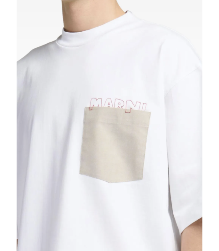 MARNI POCKET T-SHIRT WHITE