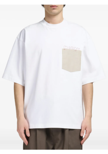 MARNI pocket t-shirt white MARNI pocket t-shirt white