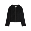 JIL SANDER ZIP UP JACKET BLACK