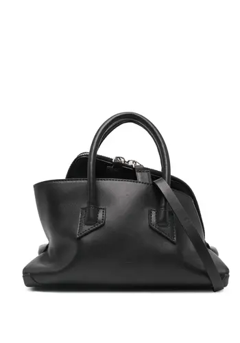 THE ATTICO la passeggiata mini top calf leather black THE ATTICO la passeggiata mini top calf leather black