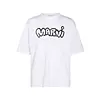 MARNI LOGO T-SHIRT WHITE/BLACK