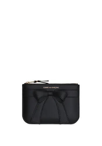 COMME DES GARÇONS WALLET wallet bow black