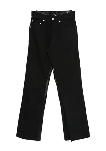 JUNYA WATANABE black pants pleats over skirt