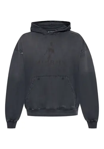 MISBHV vintage washed out hoodie black