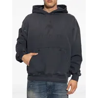 VINTAGE WASHED OUT HOODIE BLACK