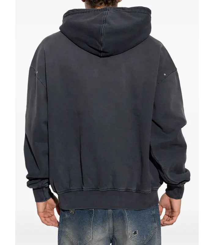 VINTAGE WASHED OUT HOODIE BLACK