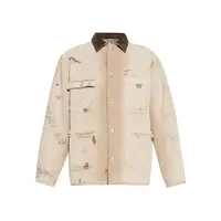 MARFA TWILL WORK JACKET DUSTED WHITE