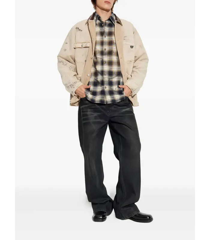 MARFA TWILL WORK JACKET DUSTED WHITE