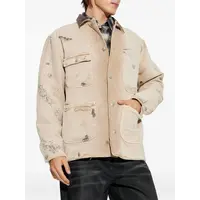 MARFA TWILL WORK JACKET DUSTED WHITE