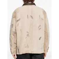 MARFA TWILL WORK JACKET DUSTED WHITE