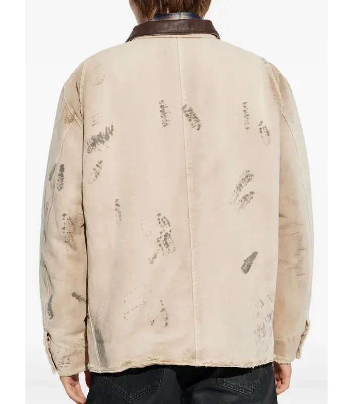 MARFA TWILL WORK JACKET DUSTED WHITE