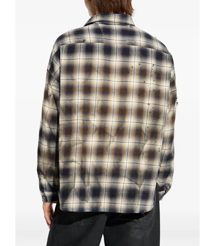 CHECK BUTTON UP SHIRT MLC