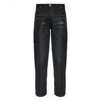 AUSTIN COATED JEANS BLACK